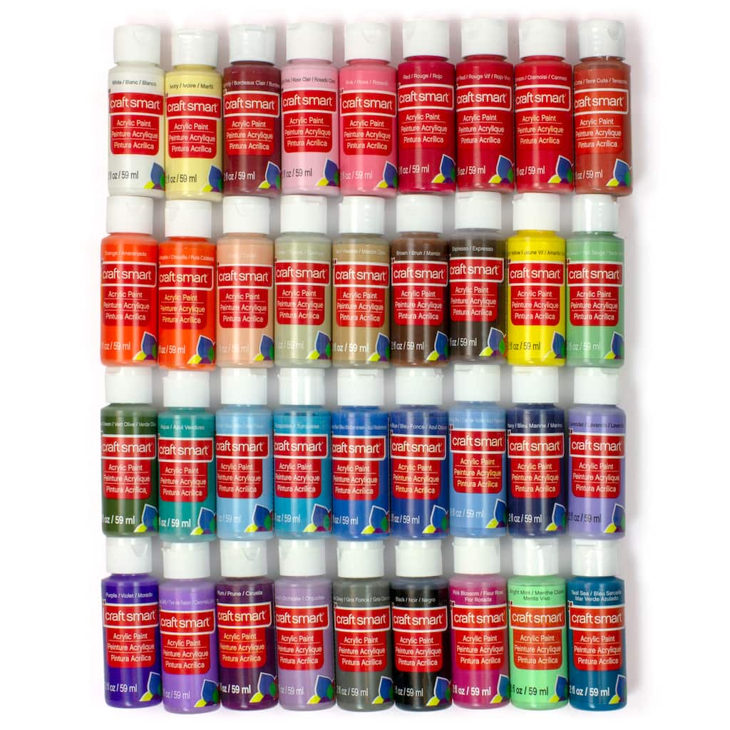 36 Color Acrylic Paint Value Set By Craft Smart Michaels